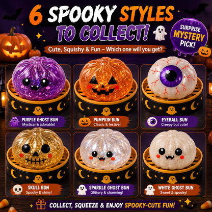 🔥 55% OFF TODAY 🎃 Halloween Steamed Bun Squishy Mystery Box Toy
