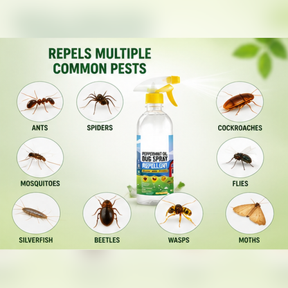 🔥 Buy More, Get FREE | 🌿 Plant-Based Peppermint Pest Repellent Spray 🐜