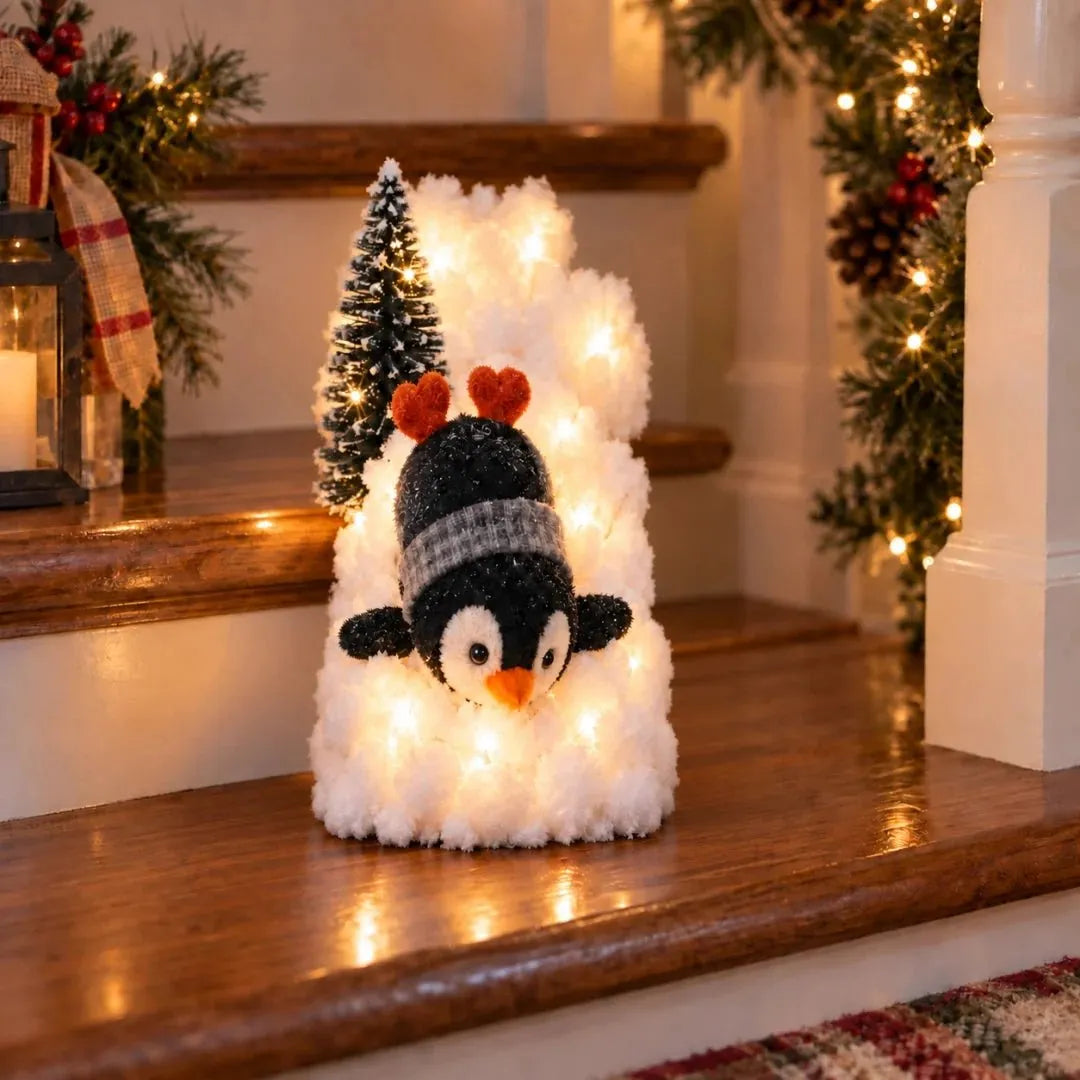 🐧 50% OFF Christmas Penguin Staircase Decoration ❄️ Turn Your Stairs Into A Cozy Winter Story