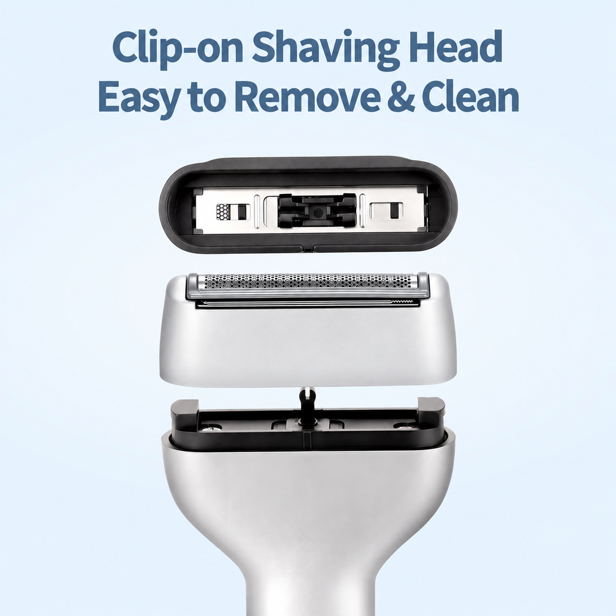 🪒 Rechargeable Foil Electric Shaver – Cordless Wet & Dry Razor for Men