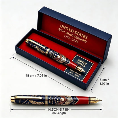 ⌛ FINAL DAY | 55% OFF: Luxury America 250th Anniversary Commemorative Pen Set 🇺🇸✒️