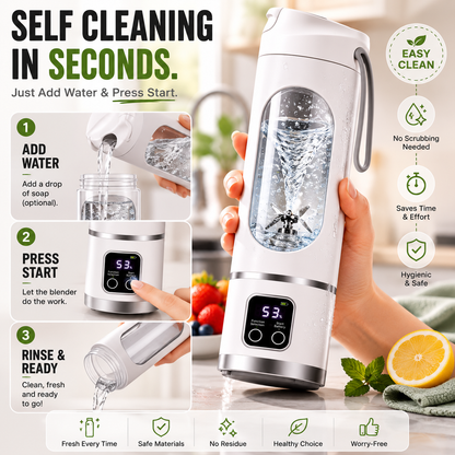 🥤 Portable Personal Blender | USB Rechargeable Smoothie Maker