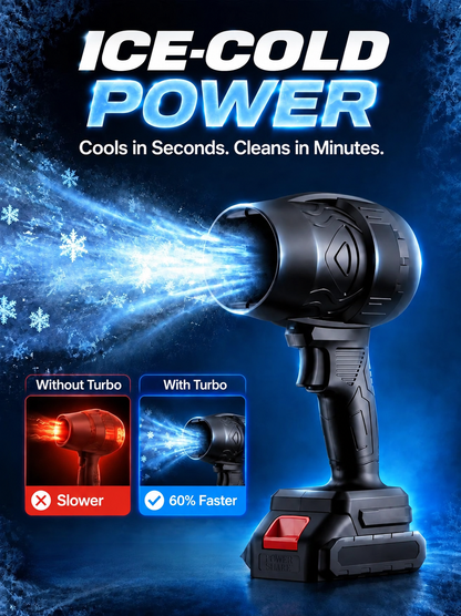 💨 Turbo Power Portable Air Blower – Compact High-Speed Cleaning for Home, Car & Workshop