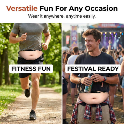 😂 3D Beer Belly Fanny Pack – Funny Waist Bag & Gag Gift 🎁