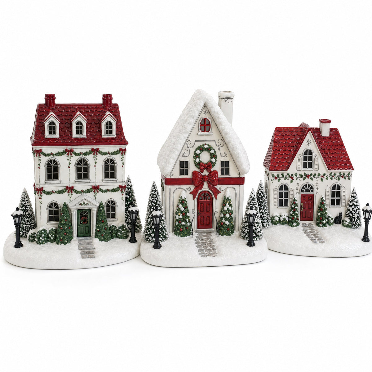 🎄 Holiday House Aroma Diffuser 🏠 Chimney Mist & Color-Changing Lights