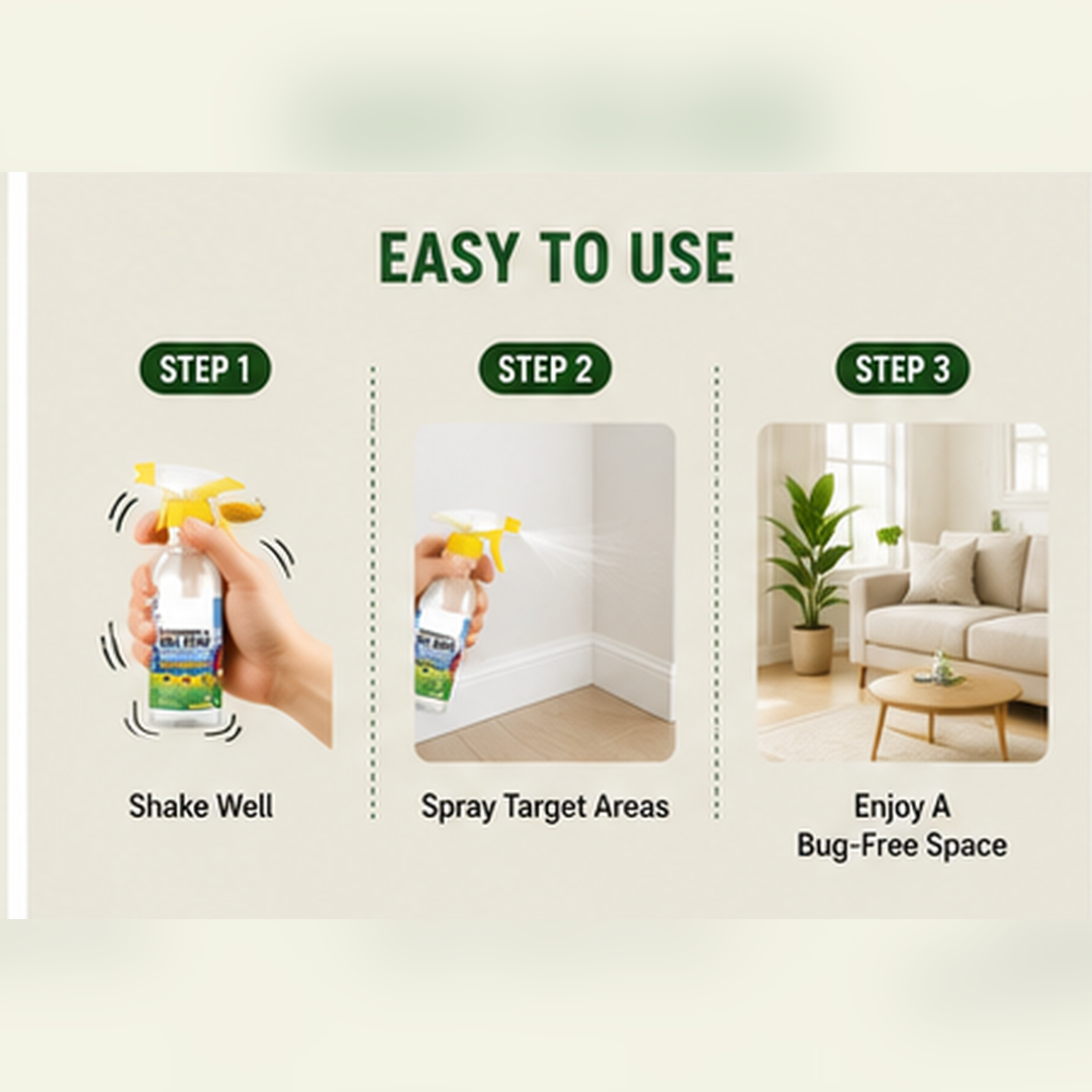 🔥 Buy More, Get FREE | 🌿 Plant-Based Peppermint Pest Repellent Spray 🐜