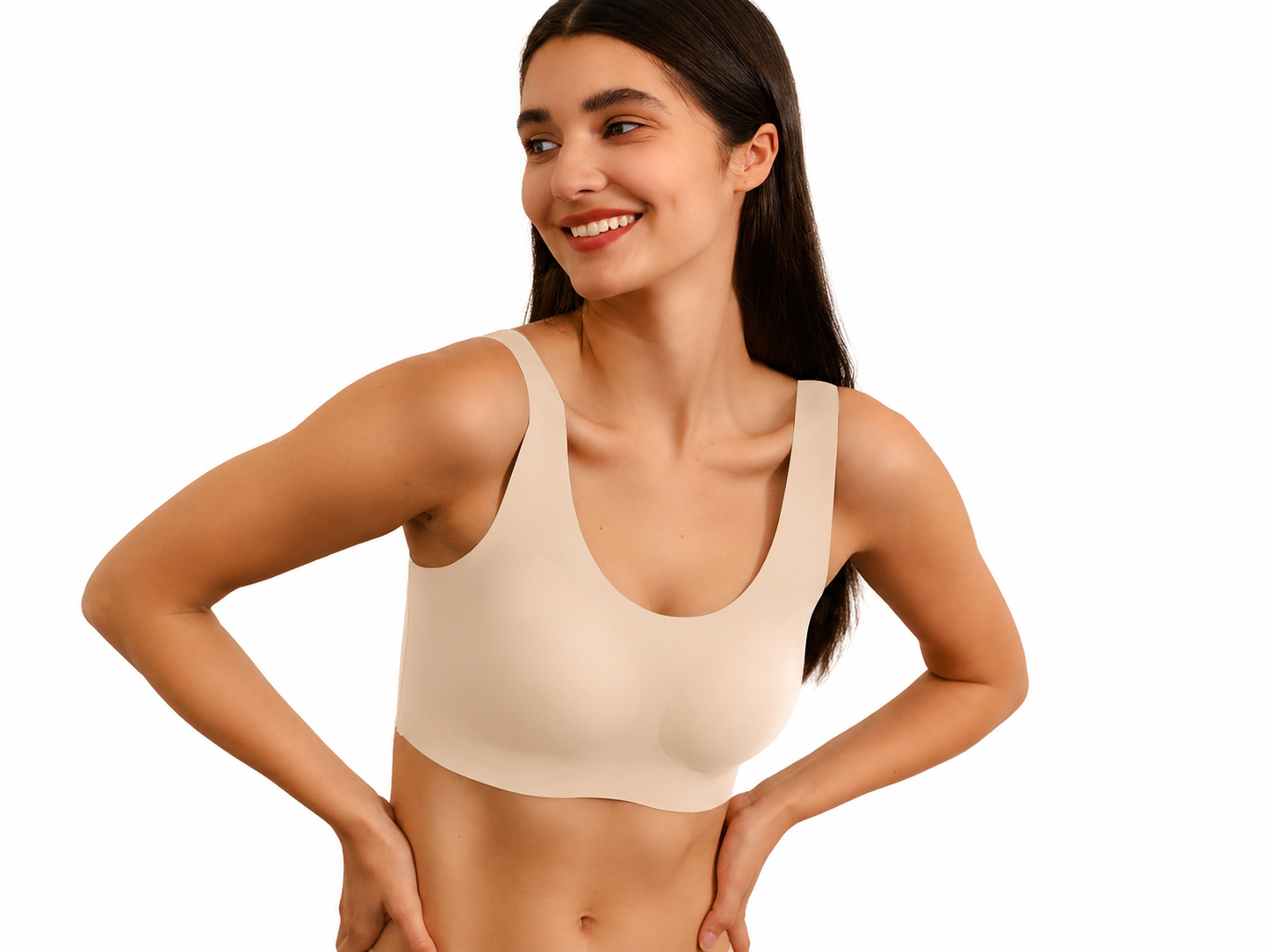 👙 Wireless Seamless Everyday Bra Bare Feel 3D Sculpted Contour Support Bra 🌸