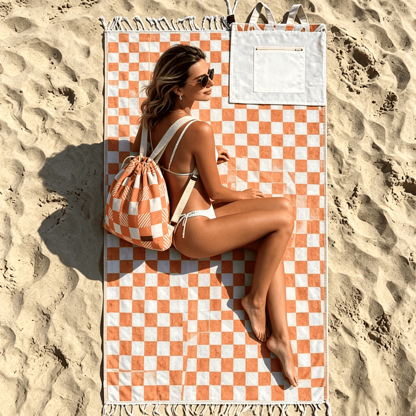 🌴The 2-in-1 Beach Essential You’ll Use All Summer From Beach Towel to Backpack in Seconds