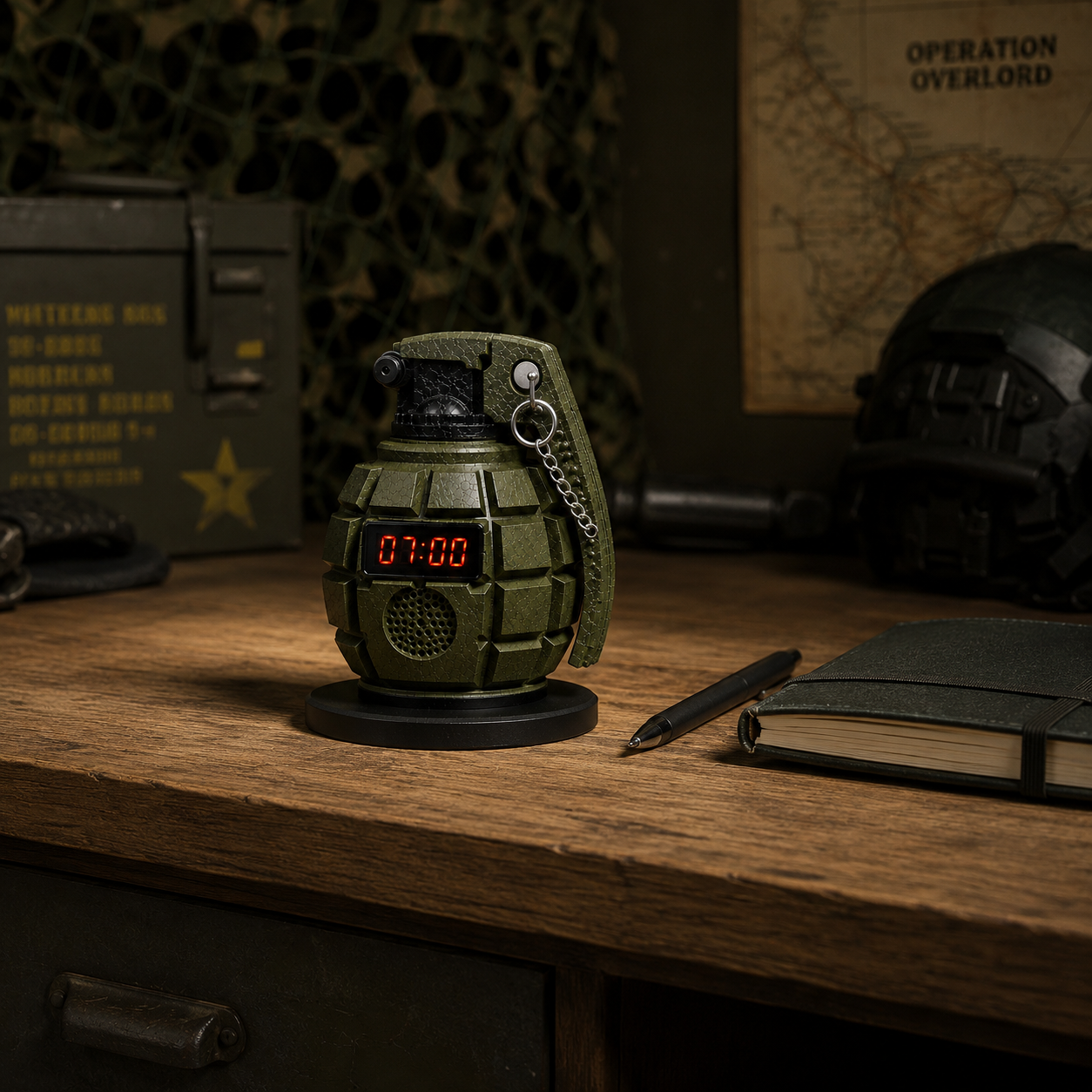 💣50% OFF TODAY⏰ Grenade Alarm Clock – Wake Up Like Never Before