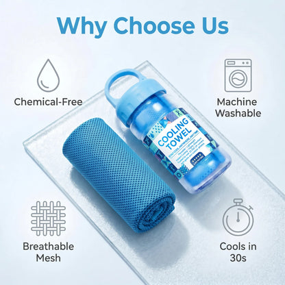 🔥BUY 1 GET 1 FREE❄️ Instant Cooling Towel 💦Stay Cool Anytime, Anywhere