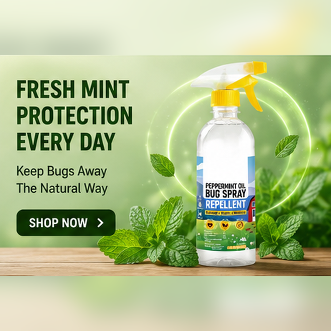 🔥 Buy More, Get FREE | 🌿 Plant-Based Peppermint Pest Repellent Spray 🐜