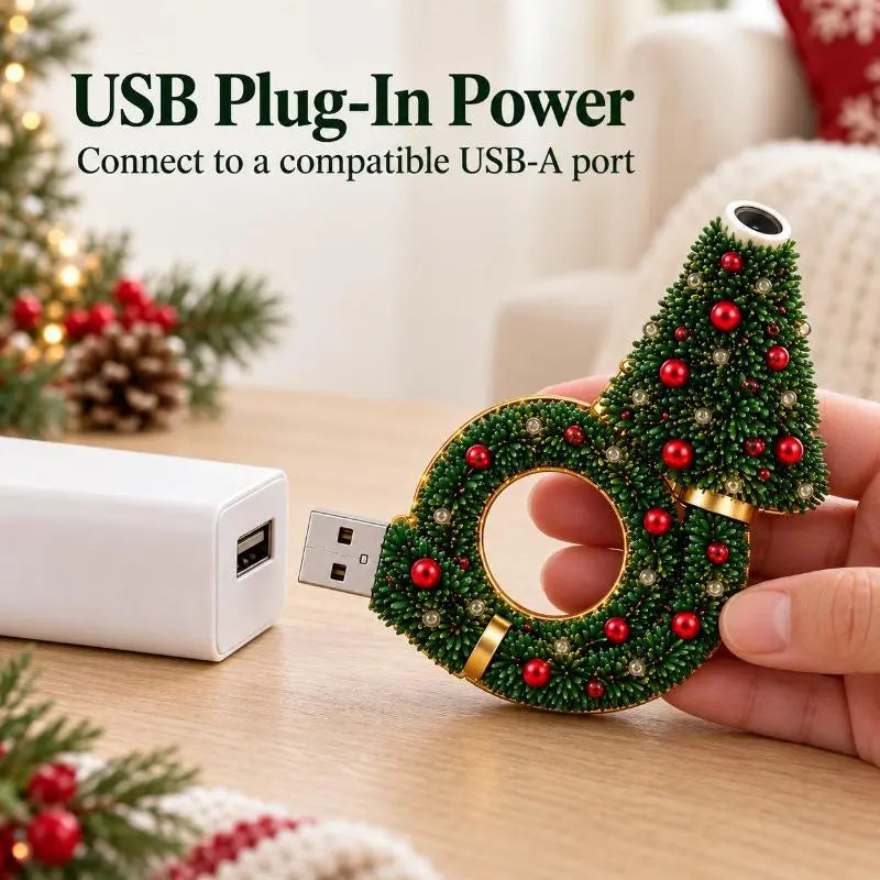 🎄 50% OFF Christmas Projector Night Light ✨ USB Holiday Wall Projector