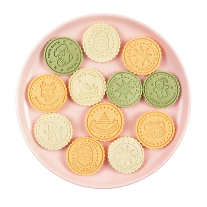 🔥HOT SALE 49% OFF🎄 Festive 3D Christmas Cookie Stamp and Baking Mold 🍪