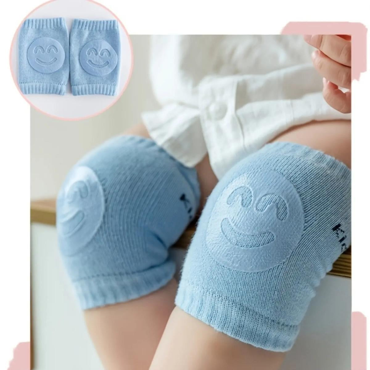 👶 Anti-Slip Baby Crawling Knee Pads – Soft Breathable Knee Protectors for Crawling & First Steps 🛡️