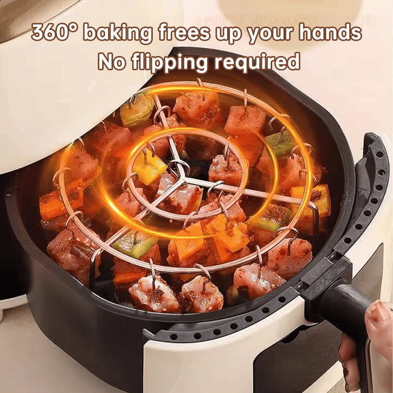 🔥 50% OFF TODAY | 🥩 Smokeless Vertical BBQ Grill For Effortless Skewers