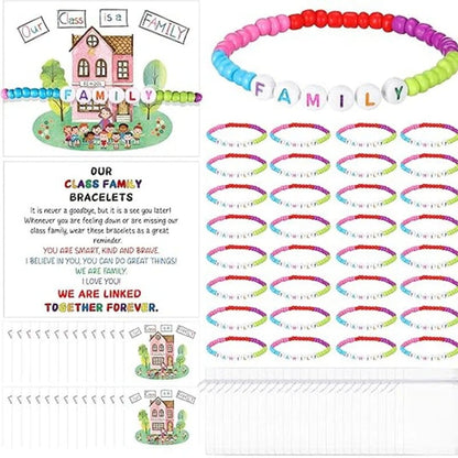 🏆Limited Time Sale 49% OFF✨🌈Pack of 25 Welcome BeadBracelets - StrengthenClassroom Friendship & SpreadWarm Kindness!