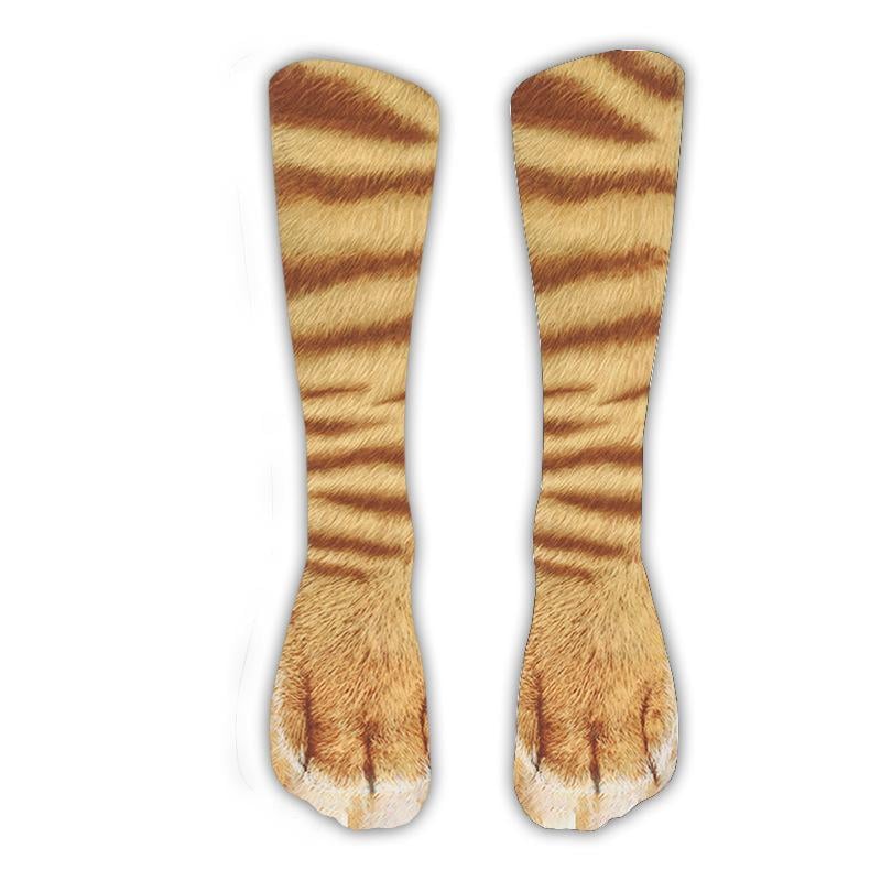 🔥3D Animal Paw Print Novelty Socks