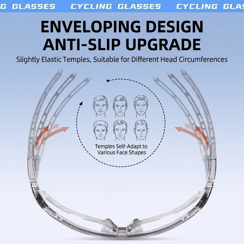 🕶️ Photochromic Sports Sunglasses | Adaptive Tint Outdoor Eyewear