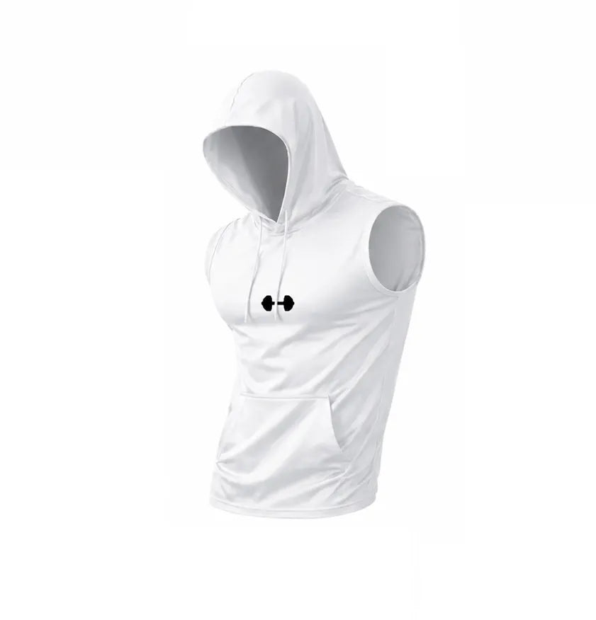 Quick-Dry Cooling Hooded Sleeveless Tops