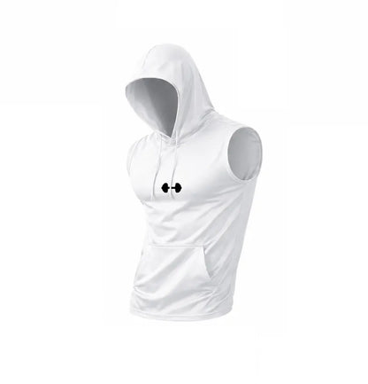 Quick-Dry Cooling Hooded Sleeveless Tops