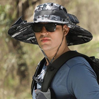 🔥Summer Hot Sale 49% OFF⚡2026 New Ultralight Solar Fan Sun Hat🎁Lighter Than a Baseball!⚾
