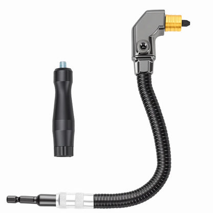 🔧 50% OFF Flexible Shaft Right Angle Drill Adapter Kit ⚡ For Tight Spaces
