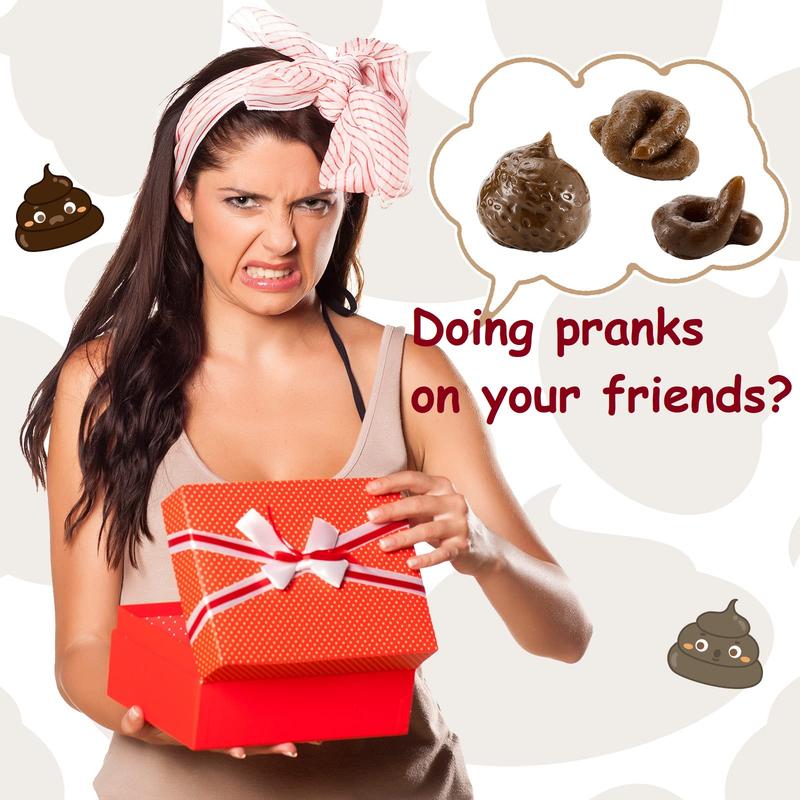 🤣 7PCS Fake Poop Prank Kit 💩 Prepare for Some Screams!