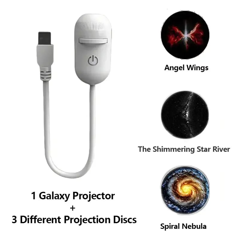 🔥Galaxy Projector 2-in-1 Starry Sky Projector & Night Light USB Galaxy Projector Night Light