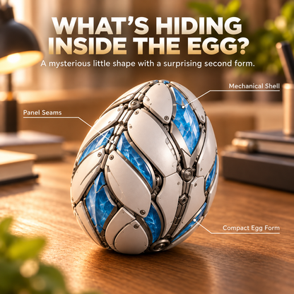 🐉 ORMELIVA Mythic Beasts Transforming Egg Fantasy Figures - 7 Legendary Designs 🥚