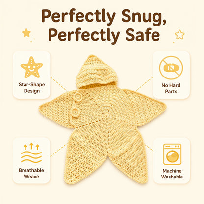 👶Turn Your Little One Into the Cutest Starfish Ever! – Handmade Baby Outfit🥹