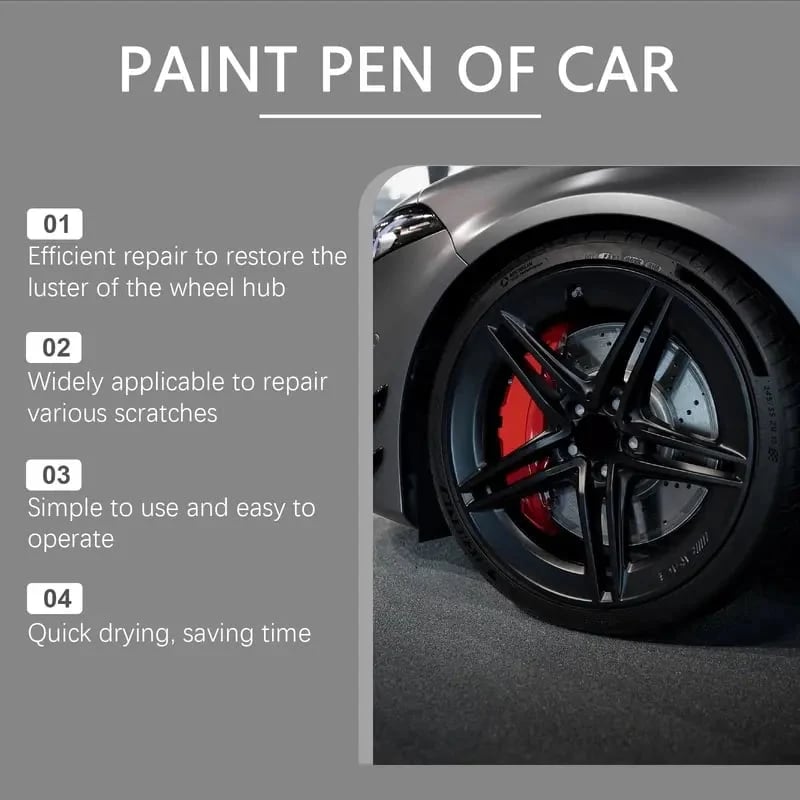 🔥Hot Sale 69% off🌟🖊️ Wheel Scratch Repair Pen