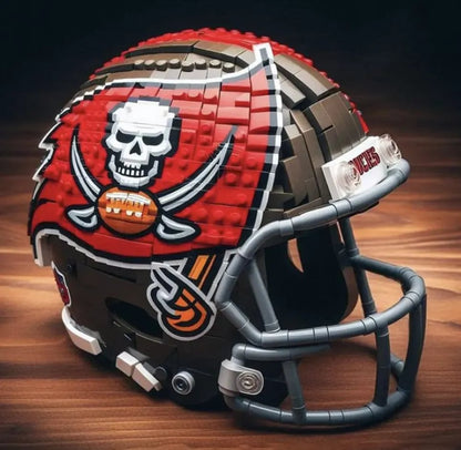 🏈 Football Helmet Building Blocks – 300+ Piece Collectible Model Kit 🎁