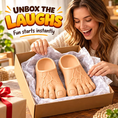 🤘Giant Barefoot Novelty Slides – Turn Heads & Bring Instant Laughs Everywhere You Walk!