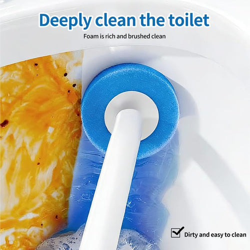 🧼 Disposable Toilet Cleaning Wand Kit Wall Mounted Caddy Storage Holder with Refills 🚽