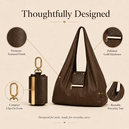 💞50K+ SOLD!🔥Secret Carry Foldable Tote Charm Bag👜