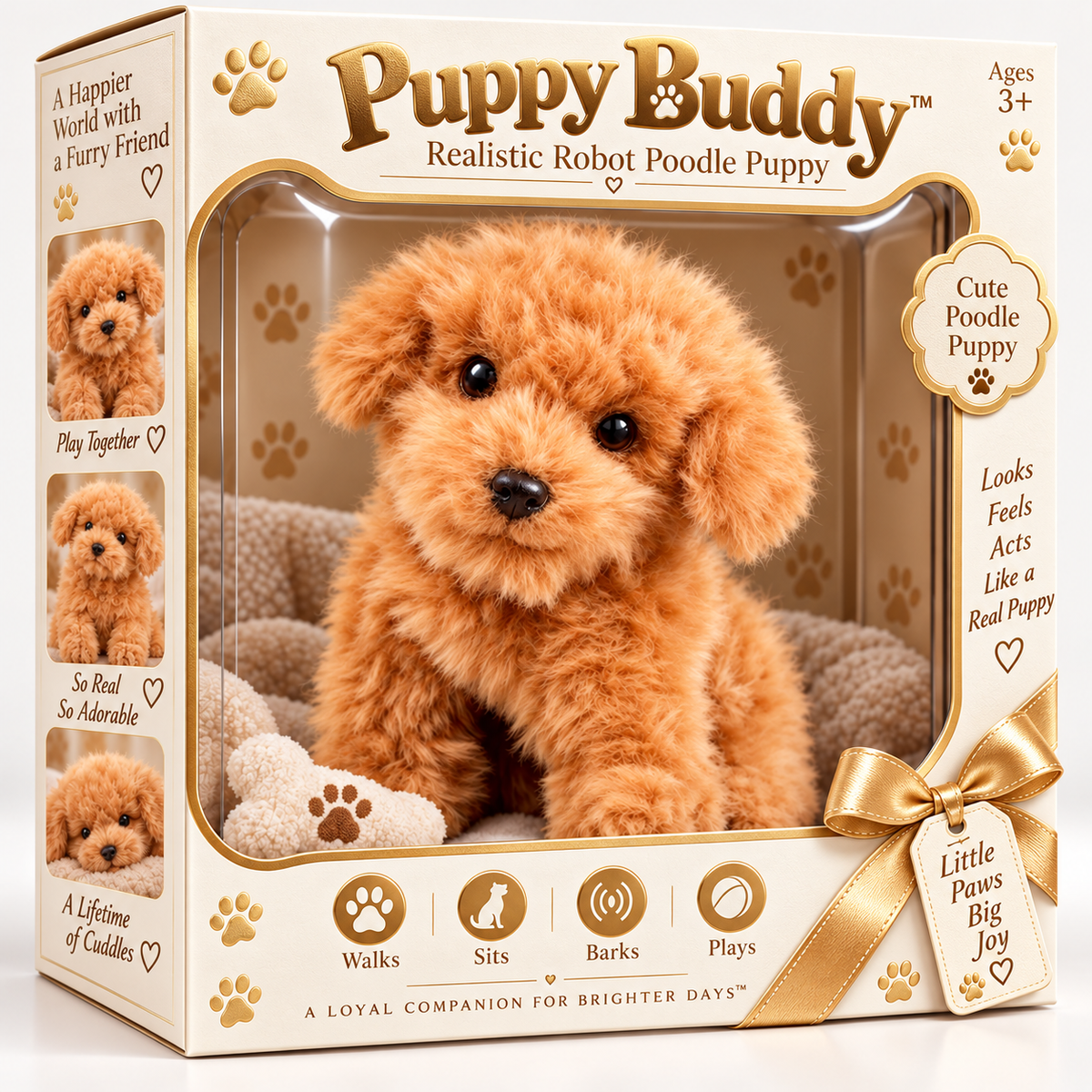 🐕🐾 Golden Buddy™ Realistic Robot Golden Retriever Puppy