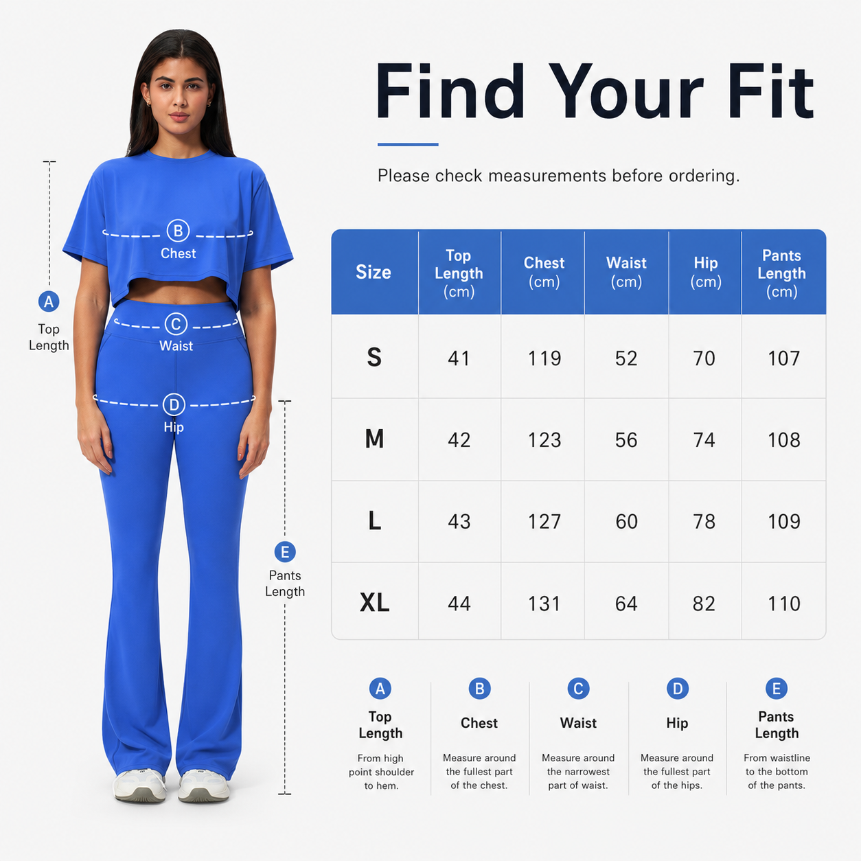 🌸 Women's 2-Piece Activewear Set: Cropped Tee & High-Waisted Flared Pants 🧘‍♀️