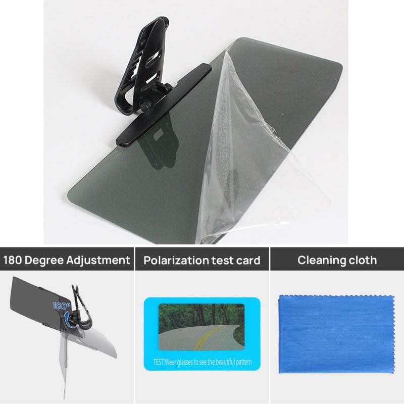 🚗 Polarized Car Sun Visor Extender | Anti-Glare UV400 Driving Shade