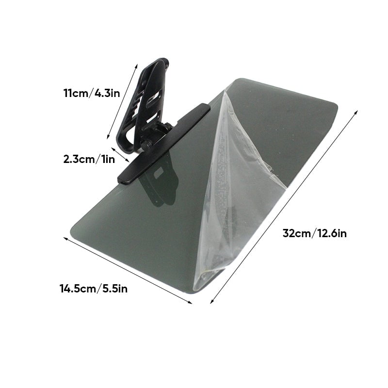 🚗 Polarized Car Sun Visor Extender | Anti-Glare UV400 Driving Shade