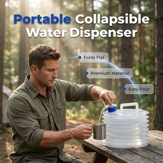 🏕️ SUMMER SALE💦 Foldable Water Container with Spigot💡
