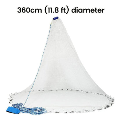 ⏳Time-Limited Special ⏰ Easy-Throw Cast Net – Fast-Sinking Weighted Mesh for Freshwater & Saltwater Fishing 🐟