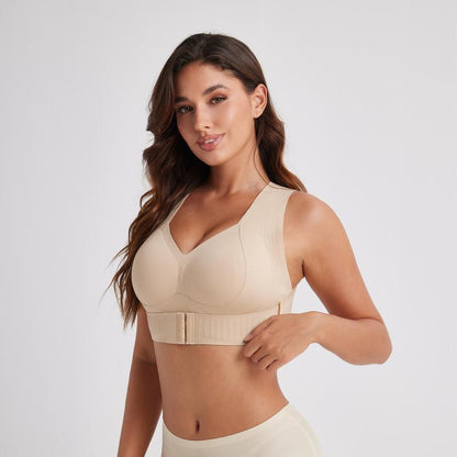✨ ComfortLift™ Front-Closure Posture Bra | Wireless & Breathable ☁️