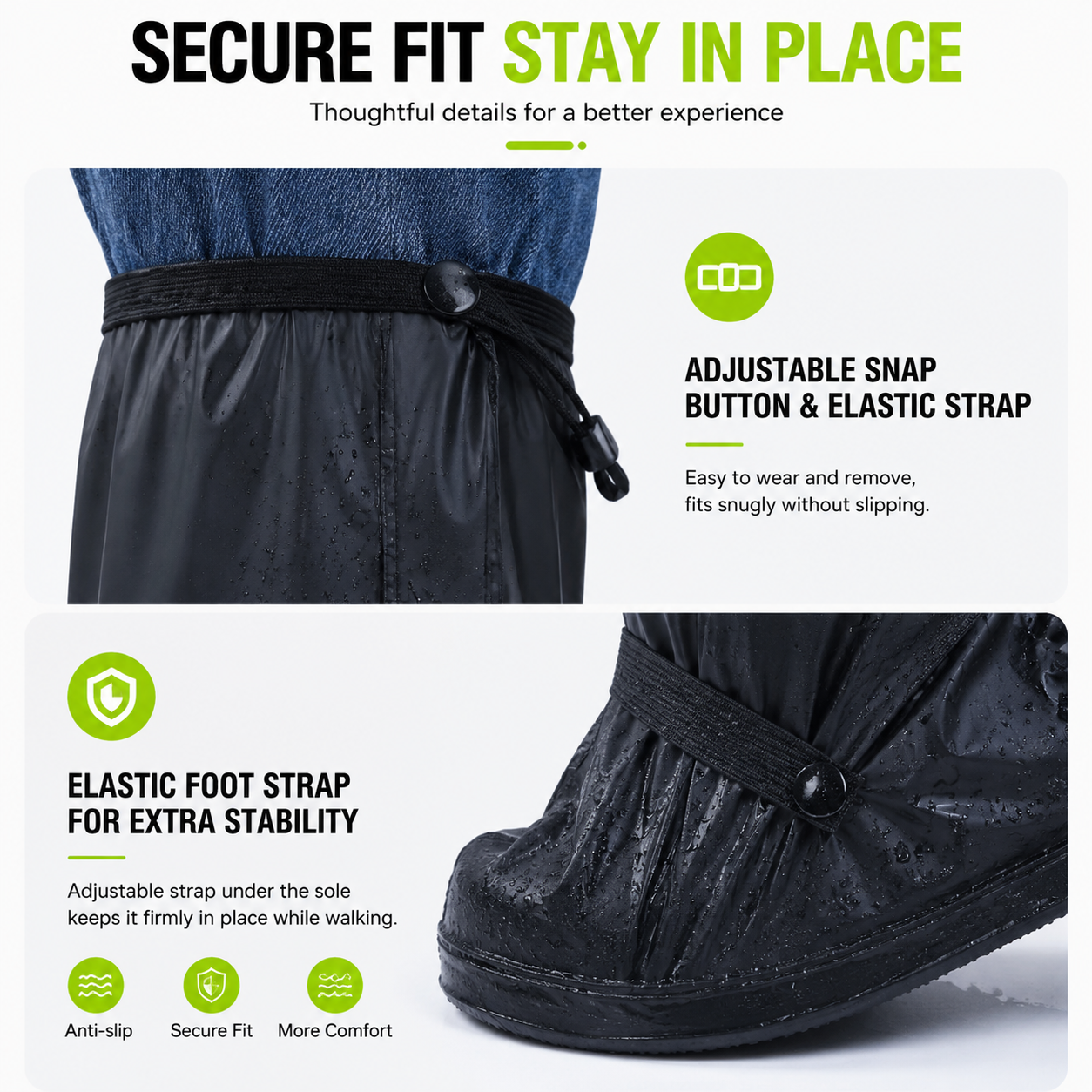 🔥 50K+ Sold | ☔Waterproof Shoe Covers That Keep Shoes Dry & Spotless