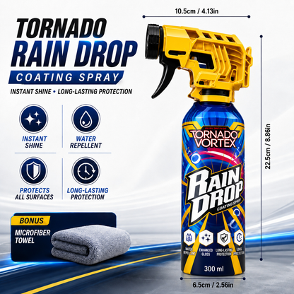 🚗 Instant Water-Repellent Coating Spray Quick Car Paint Gloss Detailing Protection 💧