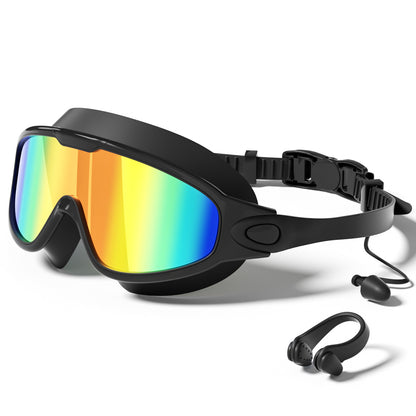 🌊 Anti-Fog UV400 Swim Goggles – No-Leak Wide View Comfort for Adults 🏊‍♂️✨