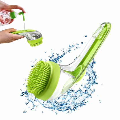 🐶 2-in-1 Pet Bath Brush & Shampoo Dispenser 🛁✨