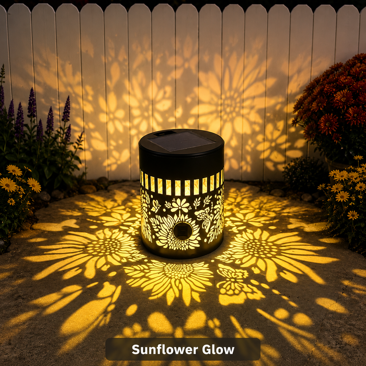 🌞 Solar Garden Light Decor ✨ Cozy Magical Evening Outdoor Glow 🌙