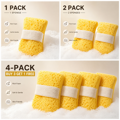 🧼 Rich Lather Soap Pocket Sponge | Non-Slip Shower Essential 🫧