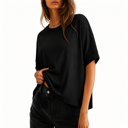🔥 Soft Oversized Tee Women Love – Comfy, Loose & Flattering ✨