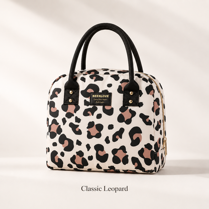 ✨ Leopard Insulated Lunch Tote Bag – Stylish, Spacious & Keeps Food Fresh On the Go